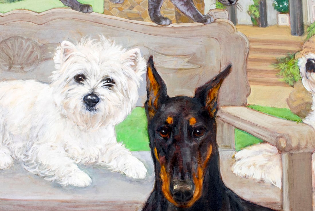 Constance Richardson (MI,IN,1905-2002) oil painting - 8
