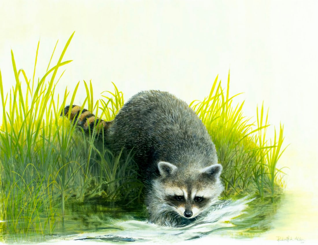 Rudolph Alden (NY,20C) gouache painting (1 of 14)