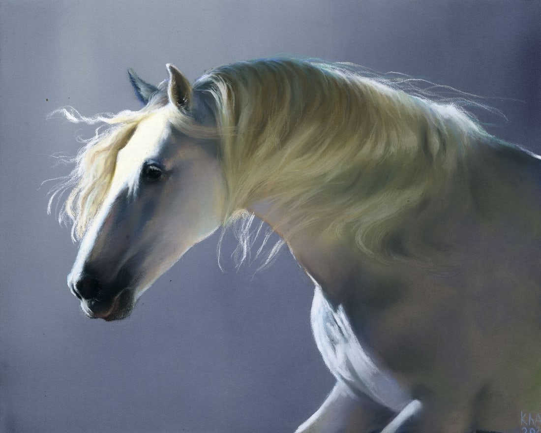 Elena Khafuz (Ukraine,b 1991) pastel painting (1 of 12)