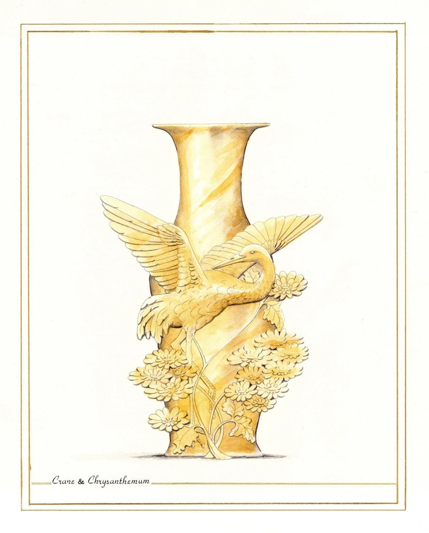 George McMonigle (PA,Hawaii,b 1951) watercolor painting: ARTIST: George McMonigle (Pennsylvania, Hawaiian, born 1951) TITLE: Stone Vase (titled on verso) YEAR: 1984 MEDIUM: watercolor on board CONDITION: Few pi