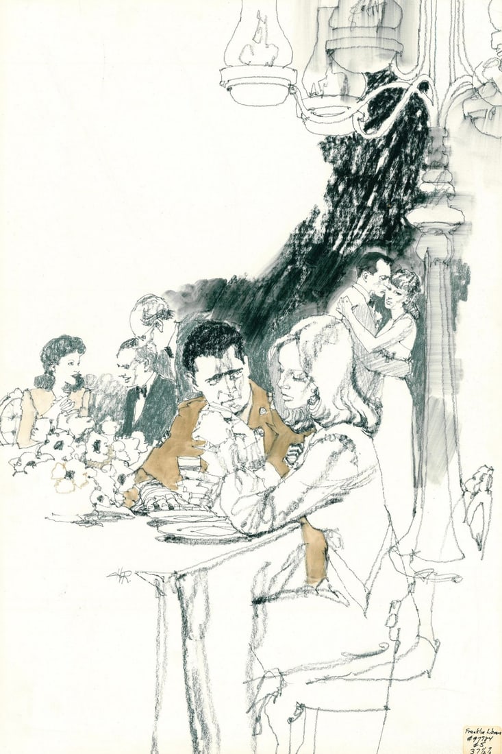 Howard Rogers (AZ,CA,1932-2022) graphite painting (1 of 12)