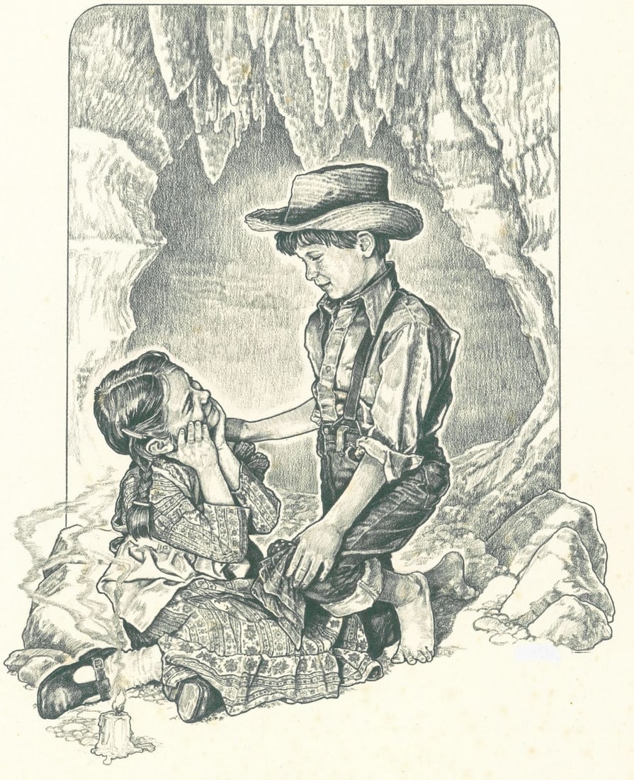 Konrad F Hack (IL,b 1945) graphite painting (1 of 12)