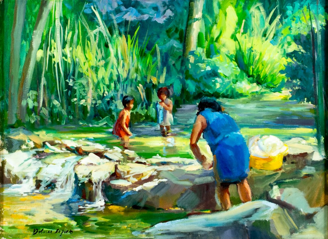 Dolores Lopez (Venezuela,20C) oil painting (1 of 13)