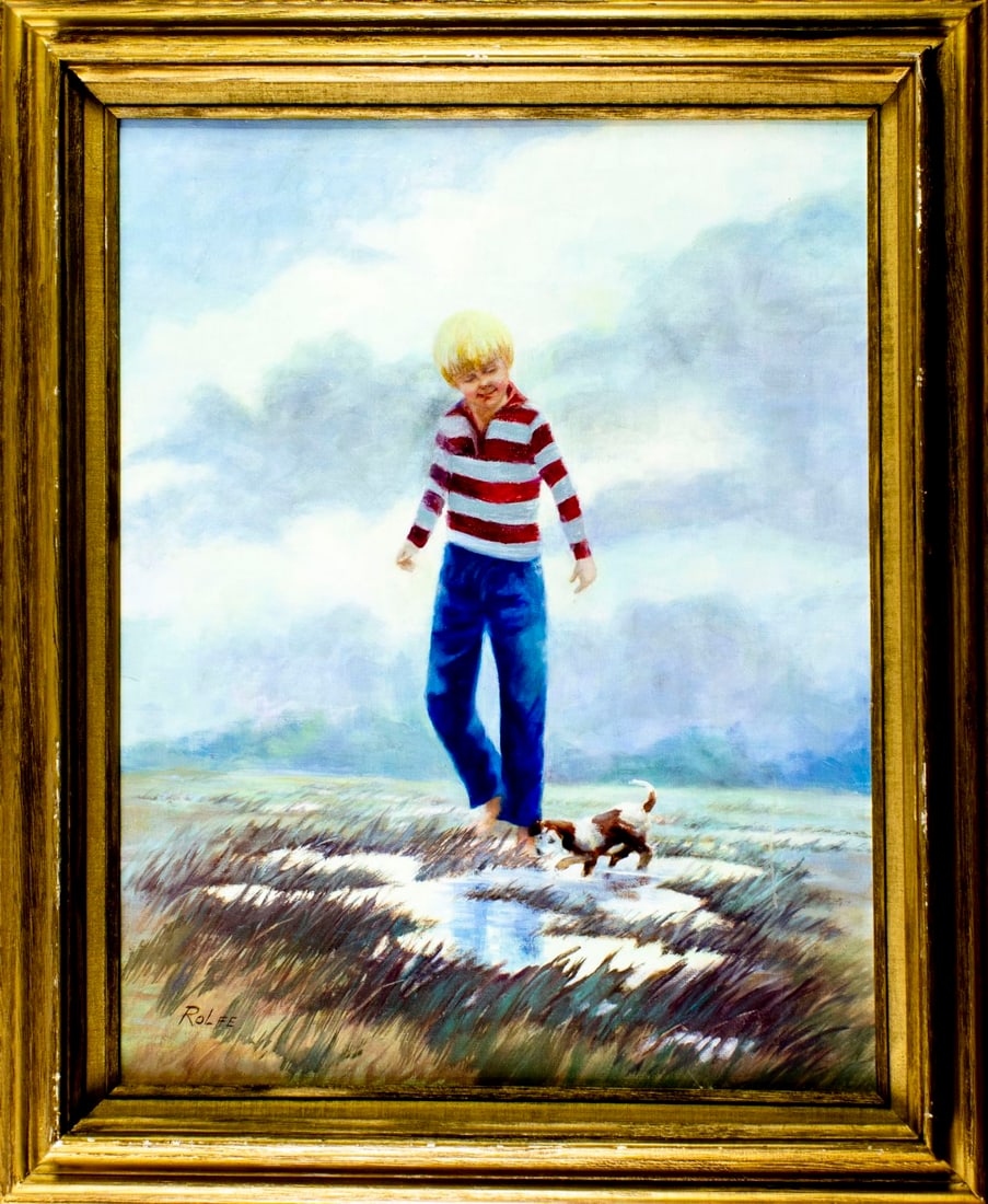 Rolfe (US,20C) oil painting - 3
