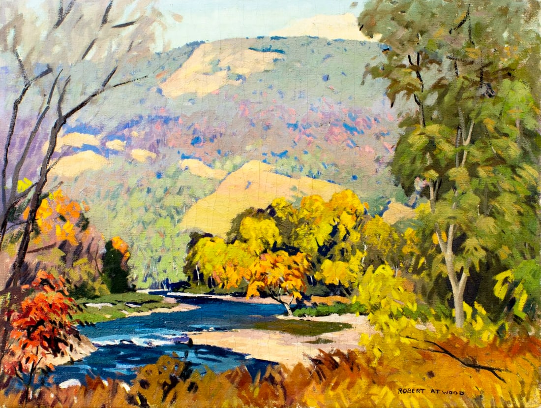 Robert Atwood (TN,NJ,1892-1970) oil painting (1 of 12)
