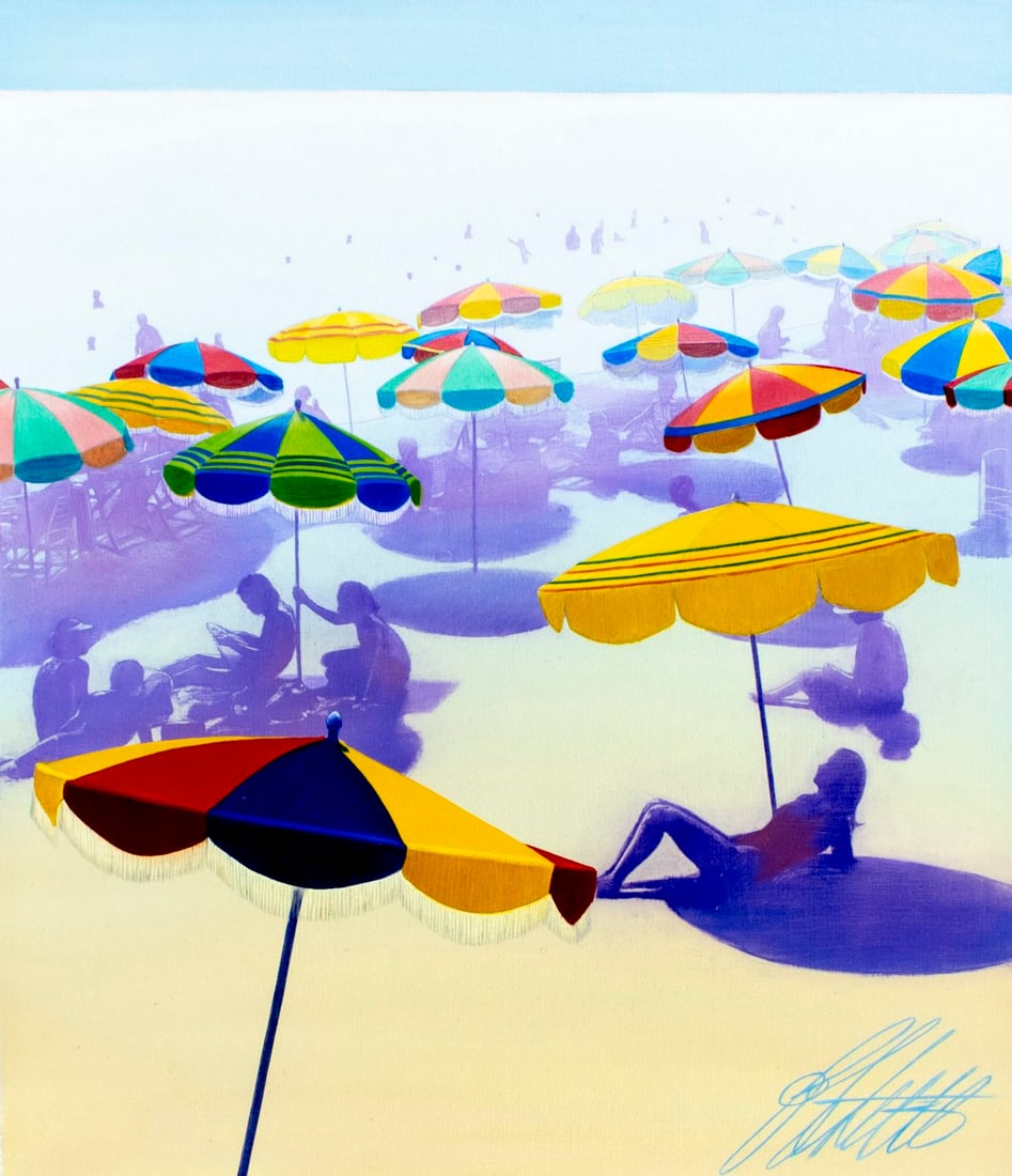 Ed Little (CT,b 1957) oil painting (1 of 13)