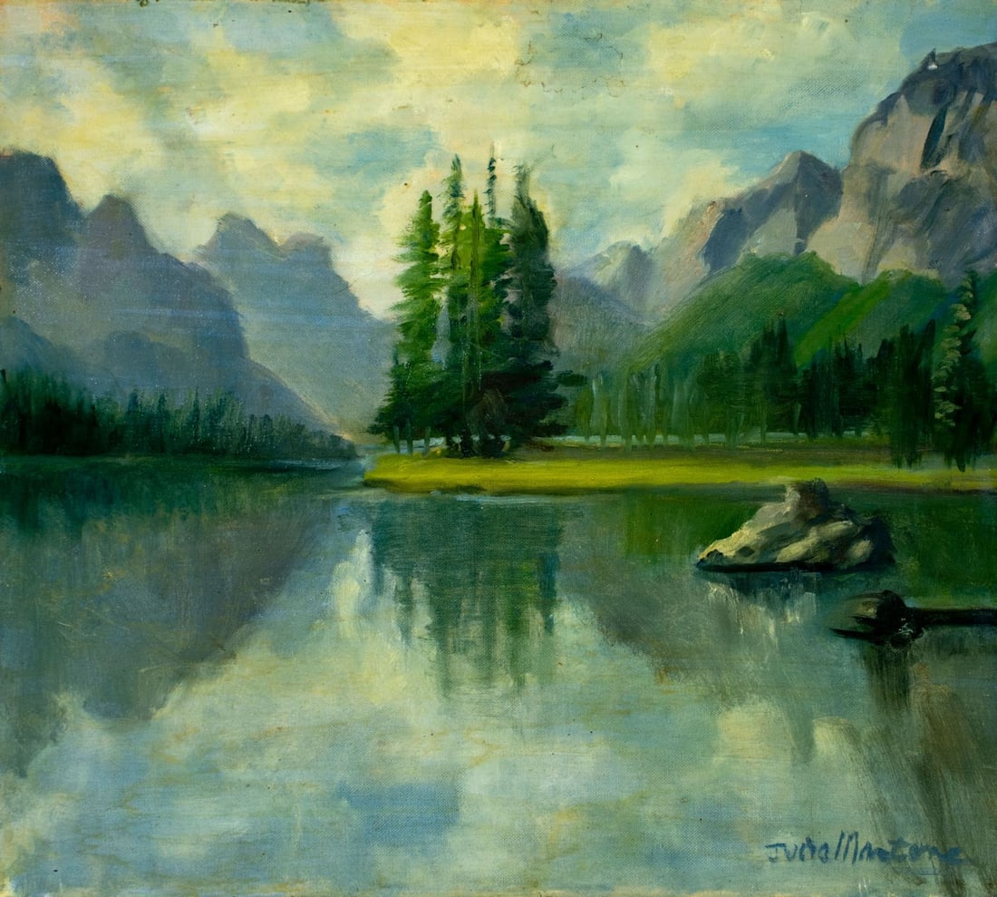 Julia Martone (NJ,NY,1932-2018) oil painting (1 of 13)