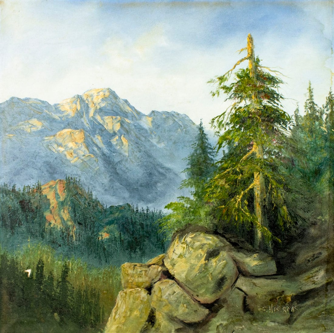 Segundo Huertas (IL,NY,Argentina,1923-2010) oil painting (1 of 13)