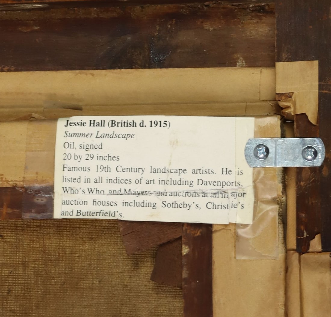 ATTR Jessie Hall (UK,?-1915) oil painting antique - 13