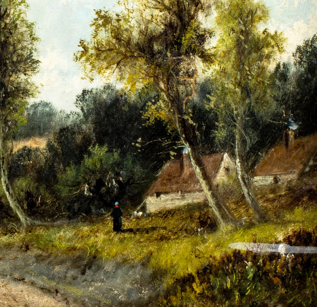 ATTR Jessie Hall (UK,?-1915) oil painting antique - 7