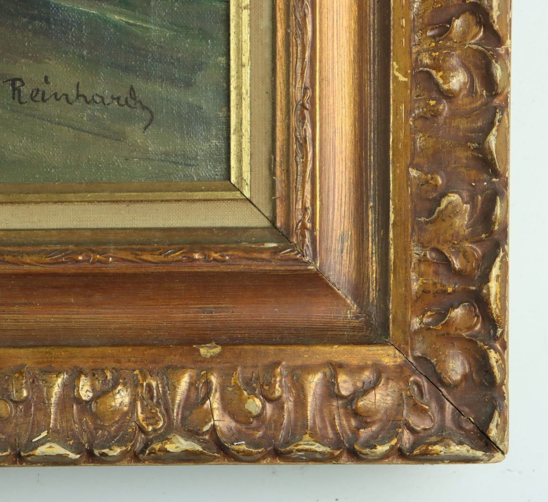 Reinhard (German,mid 20C) oil painting - 10