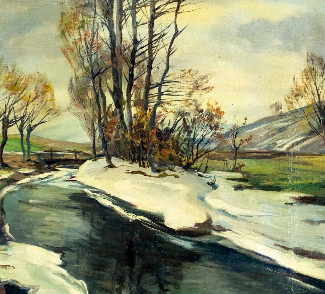 Reinhard (German,mid 20C) oil painting - 5