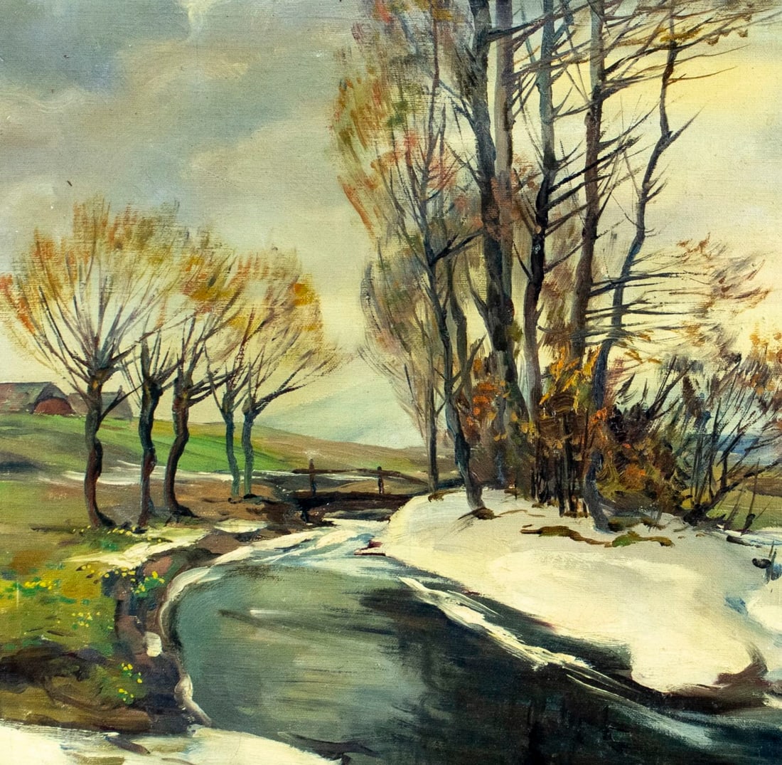 Reinhard (German,mid 20C) oil painting - 6