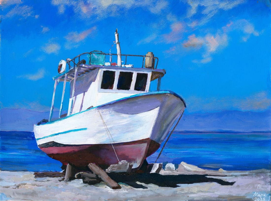 Mark Zybkin (Ukraine,20/21C) oil painting (1 of 13)