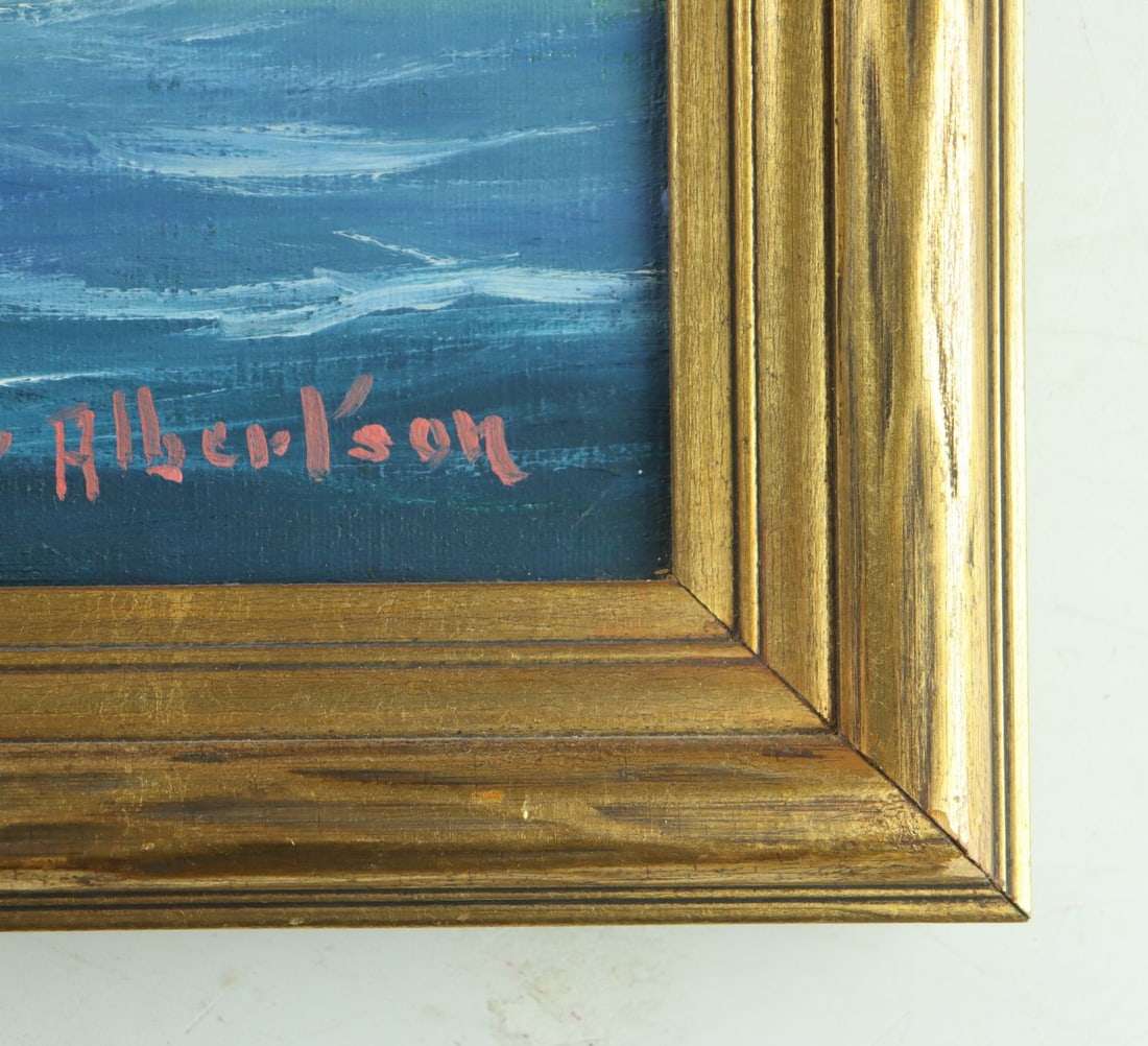 Oliver Albertson (US,mid 20C) oil painting - 10