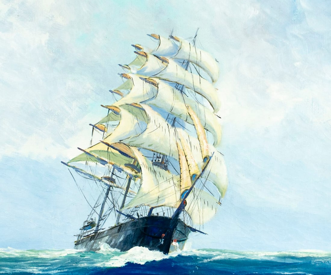 Oliver Albertson (US,mid 20C) oil painting - 5