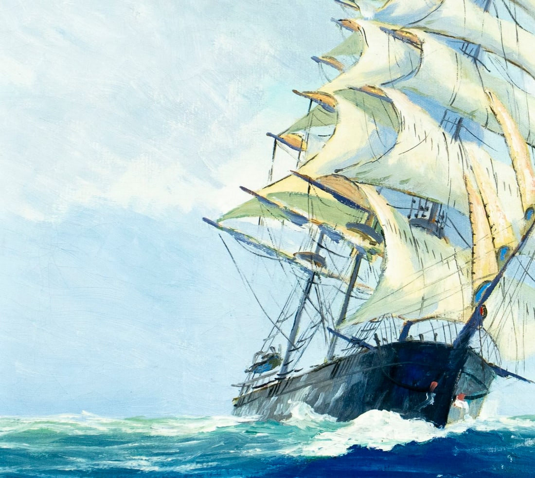 Oliver Albertson (US,mid 20C) oil painting - 6