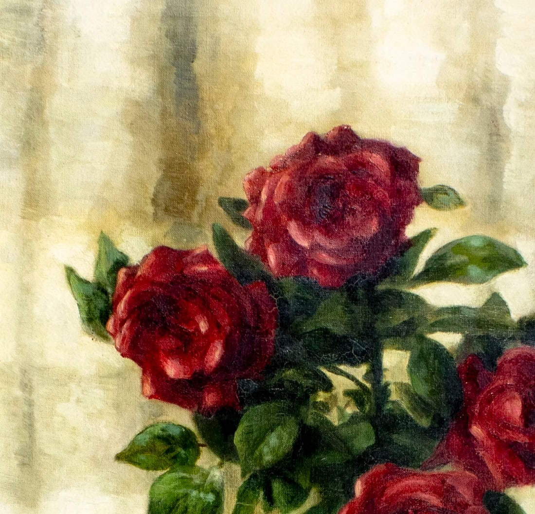 Gibert (US,mid 20C) oil painting antique - 7