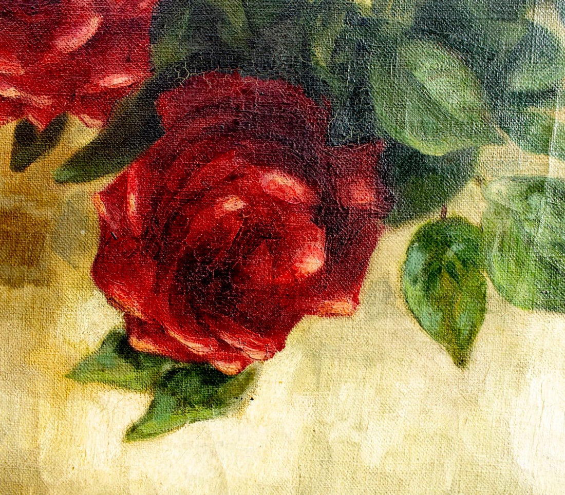 Gibert (US,mid 20C) oil painting antique - 8
