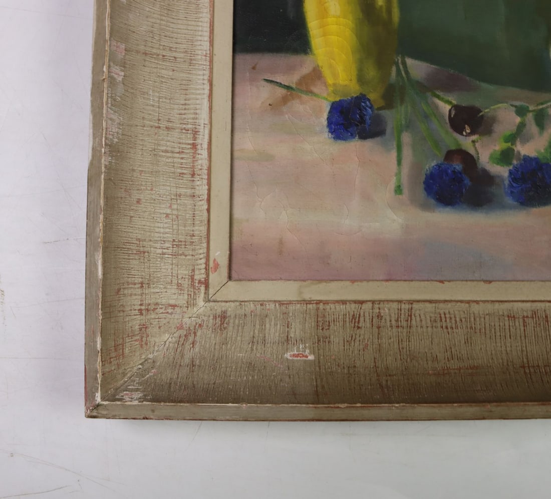 Vintage mid 20C European oil painting - 10