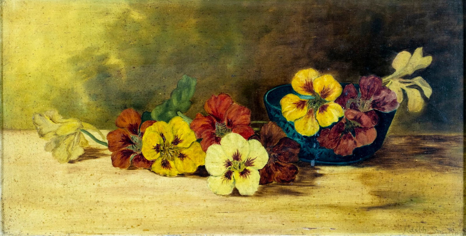Edith Smith (US,early 20C) oil painting antique (1 of 13)