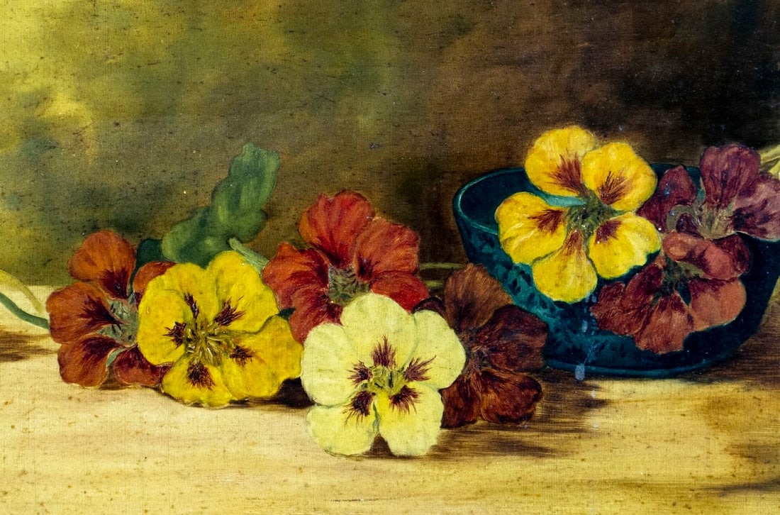 Edith Smith (US,early 20C) oil painting antique - 5