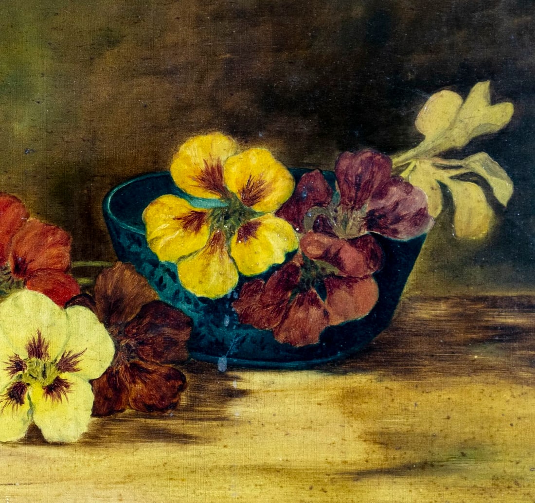 Edith Smith (US,early 20C) oil painting antique - 7