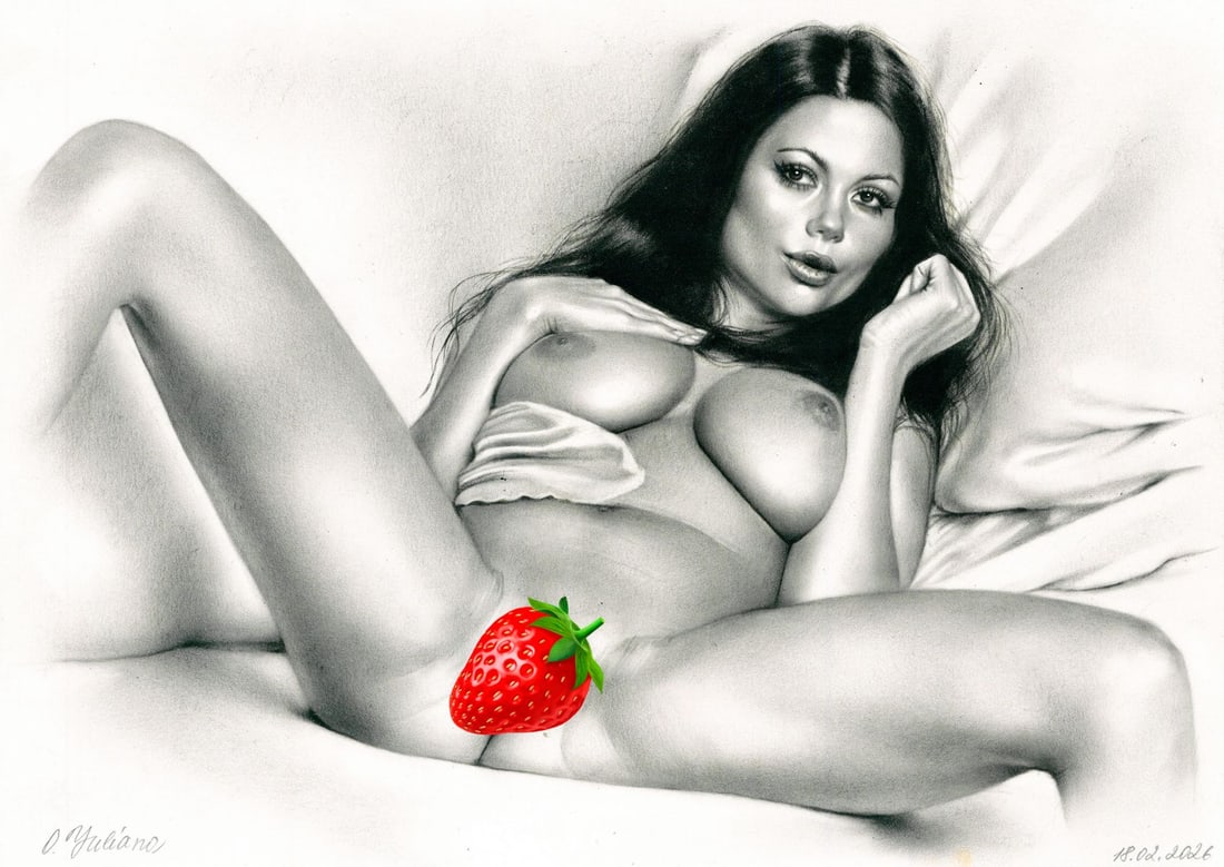 Juliana Ovsyanko (Ukraine,b 1996) dry brush oil painting: ARTIST: Juliana Ovsyanko (Ukrainian, born 1996) TITLE: Reclining Nude MEDIUM: dry brush oil on heavy paper CONDITION: Very good. ART SIZE: 8 x 12 inches