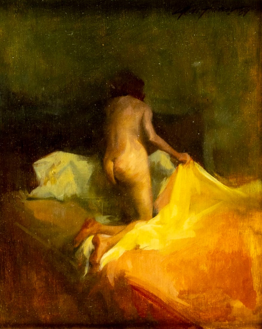 Stuart Kaufman (NY,NJ,1926-2008) oil painting (1 of 15)