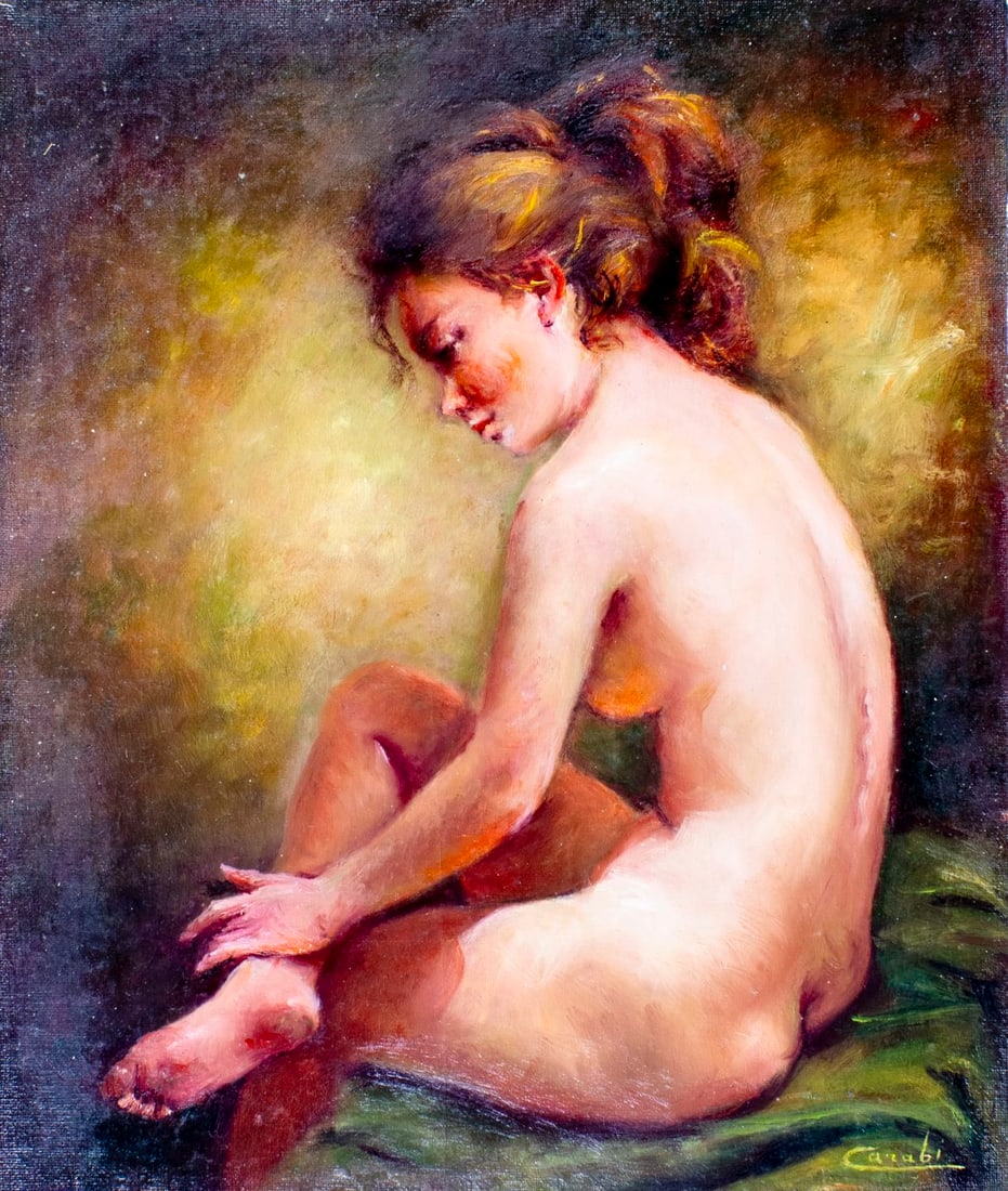 F Carabi (Europe,20C) oil painting (1 of 13)