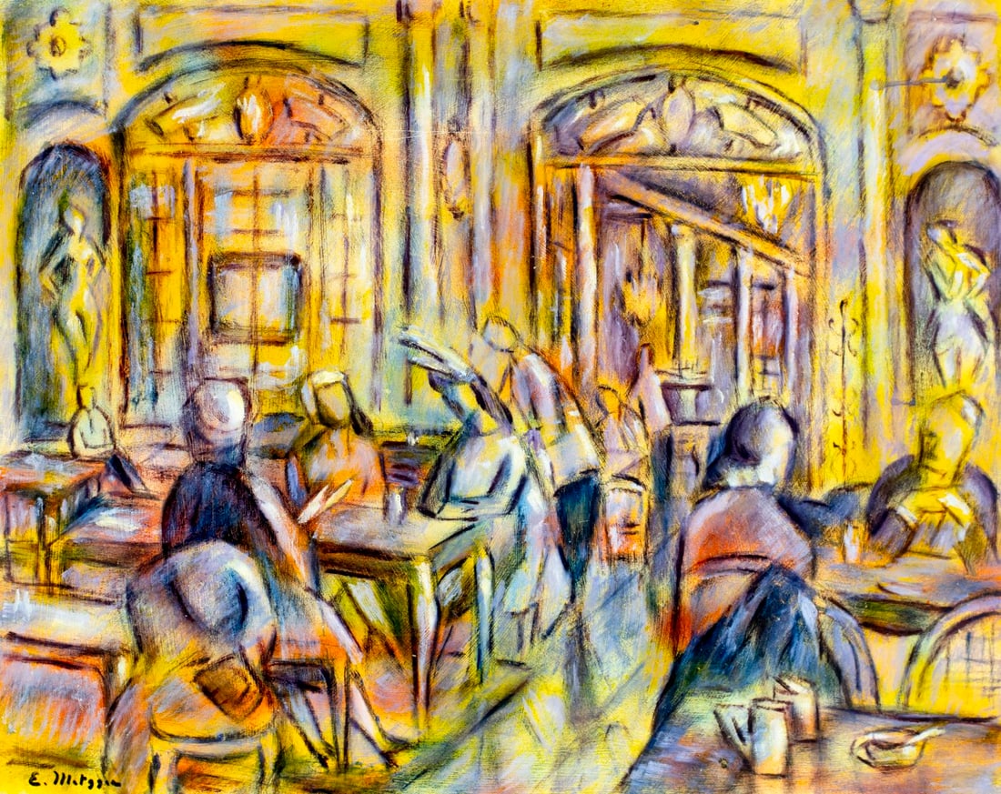 Evelyn Metzger (NY,Brazil,1911-2007) oil painting (1 of 12)