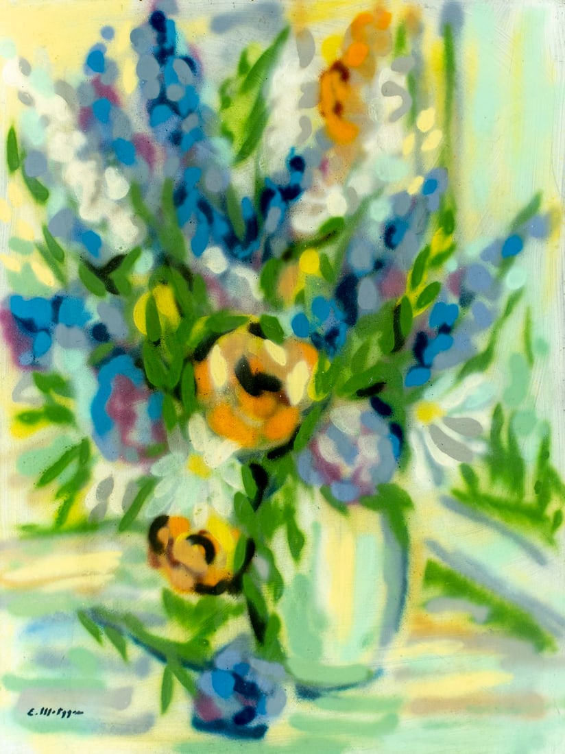 Evelyn Metzger (NY,Brazil,1911-2007) acrylic painting - 3