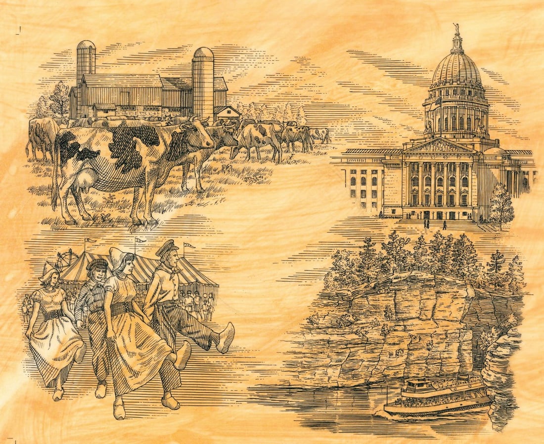 ATTR Jim McDermott (MA,CA,1960-2015) ink painting (1 of 12)
