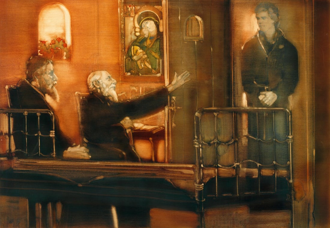 Walt Spitzmiller (MO,1944-2020) oil painting (1 of 11)