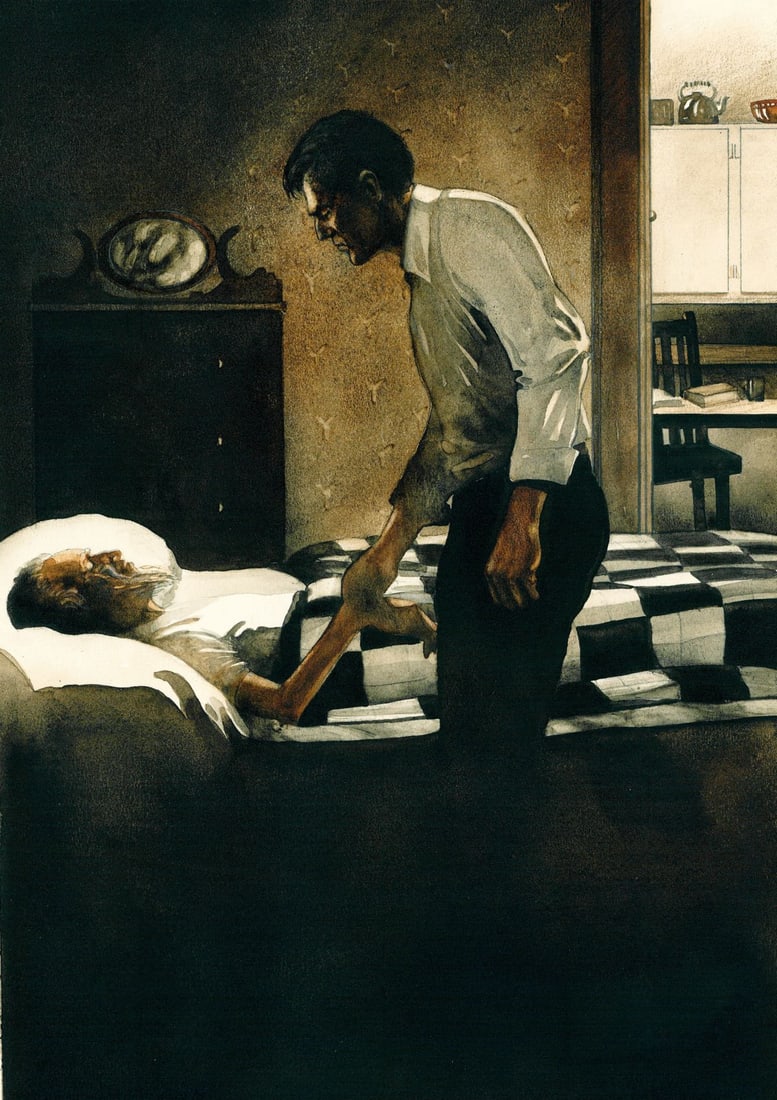 Fred W Thomas (WA,20C) watercolor painting (1 of 14)