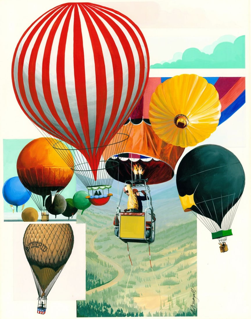 Darrell Mayabb (OH,CO,20/21C) gouache painting (1 of 11)