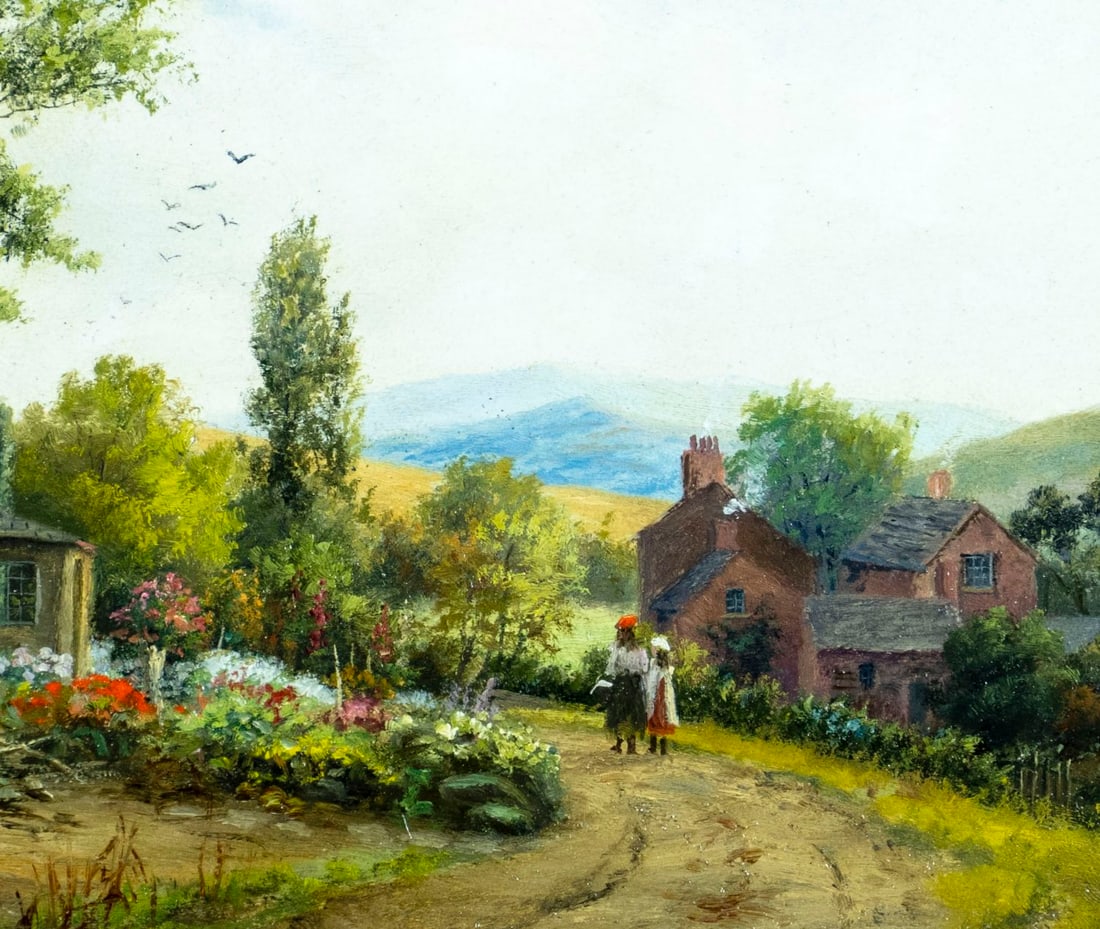 Frank Rawlings Offer (UK,1847-1932) oil painting antique - 7