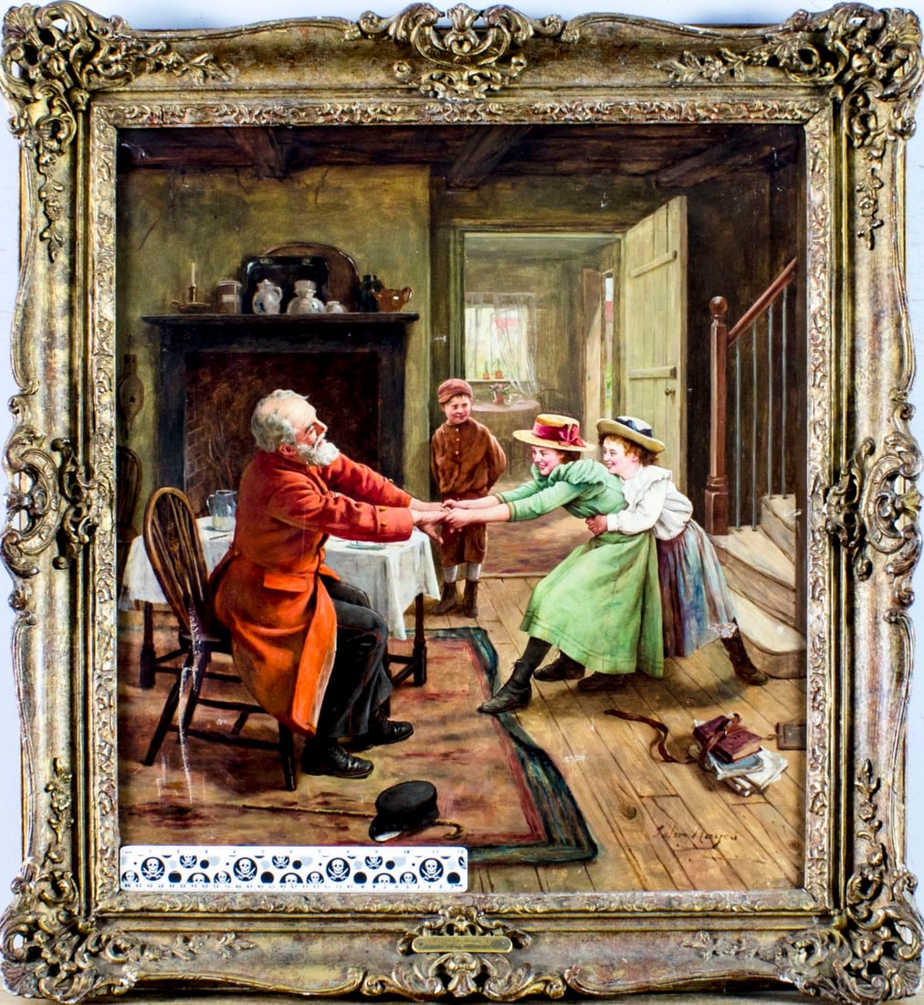 John Hayes (UK,1786-1866) oil painting antique - 2