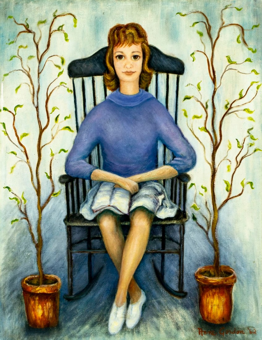 Anne Gordon (US,mid 20C) oil painting (1 of 12)
