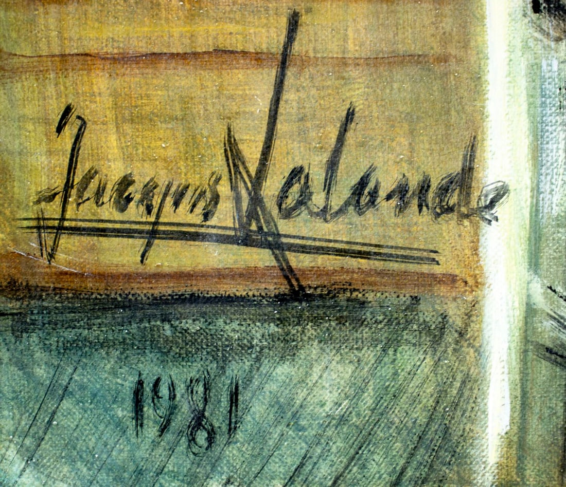 Jacques Lalande (French,1921-2003) oil painting - 4
