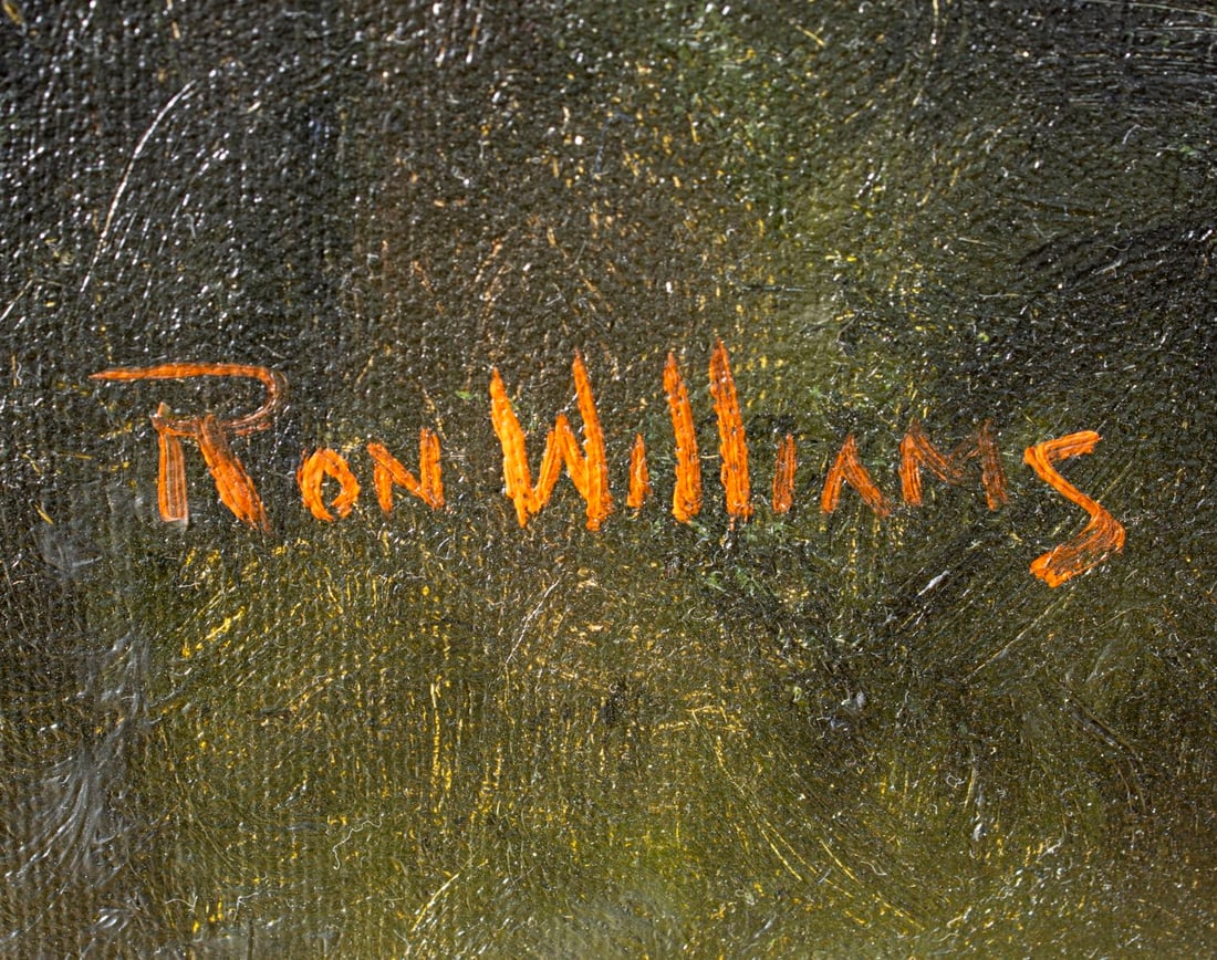 Ron Williams (TN,1947-2016) oil painting - 4