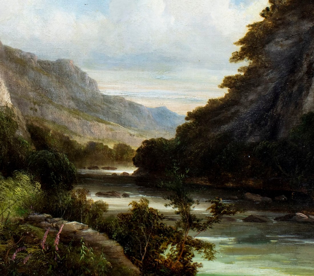 ATTR Sidney Richard Percy (UK,1821-1886) oil painting antique - 7
