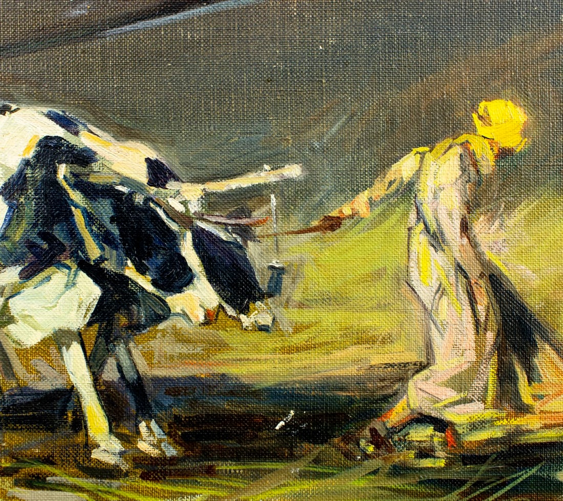 Giordano Giovanetti (Italy,1906-1973) oil painting - 8