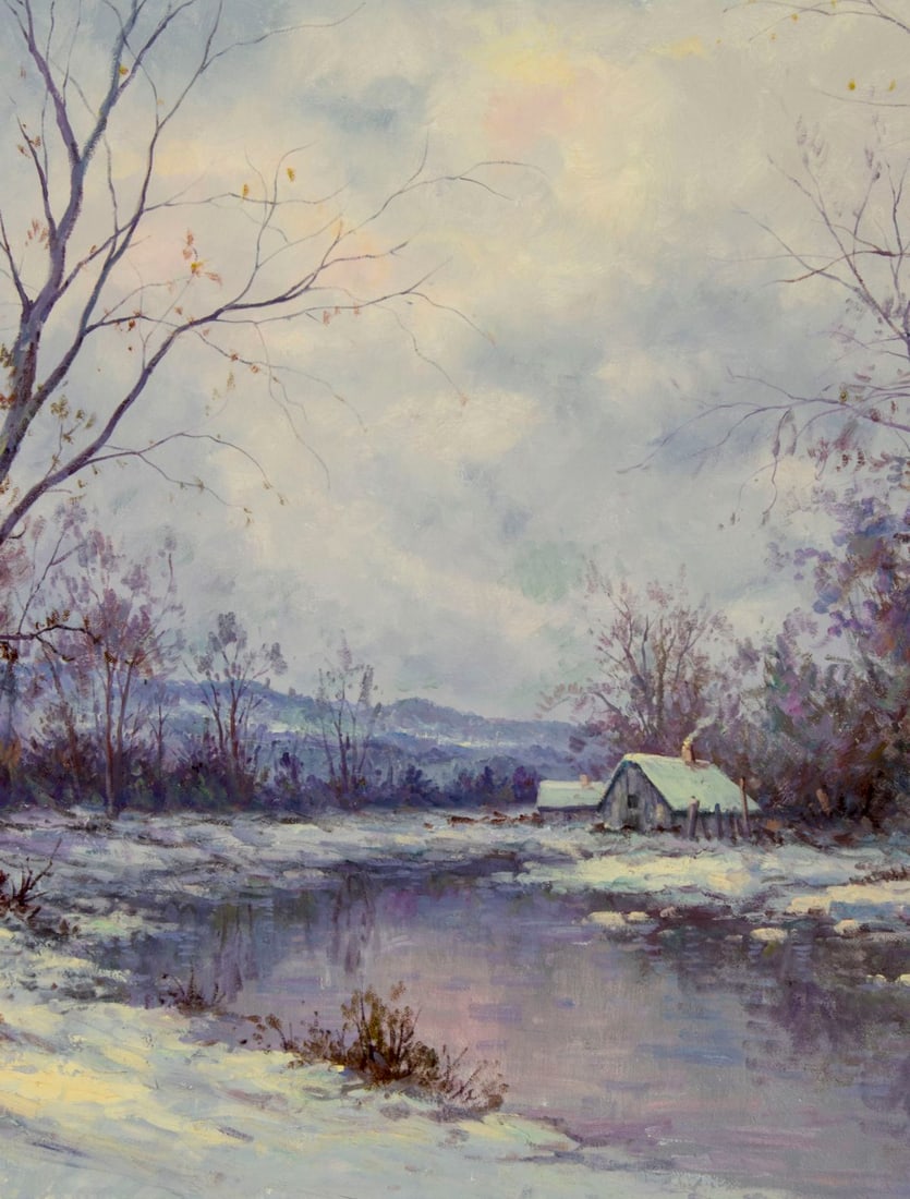 Hyun Bo Yoo (US,Korea,1946-2011) oil painting - 6