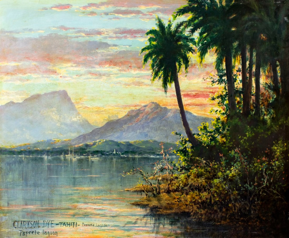 Clarkson Dye (CA,1869-1955) oil painting (1 of 12)