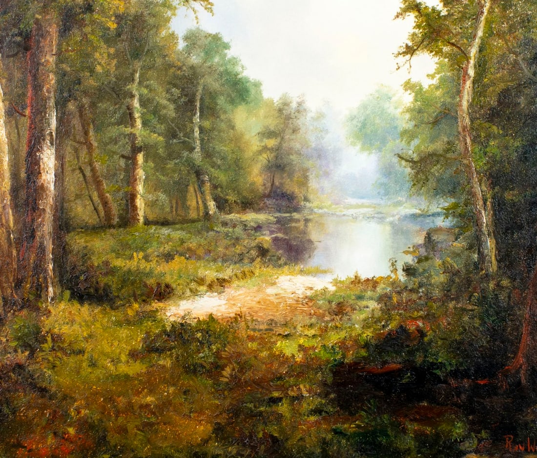 Ron Williams (TN,1947-2016) oil painting - 5