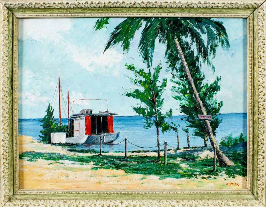 Arthur Widmer (DE,PA,1897-1991) oil painting - 3
