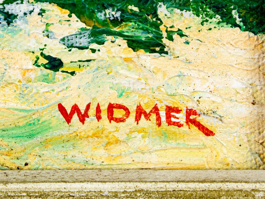 Arthur Widmer (DE,PA,1897-1991) oil painting - 4