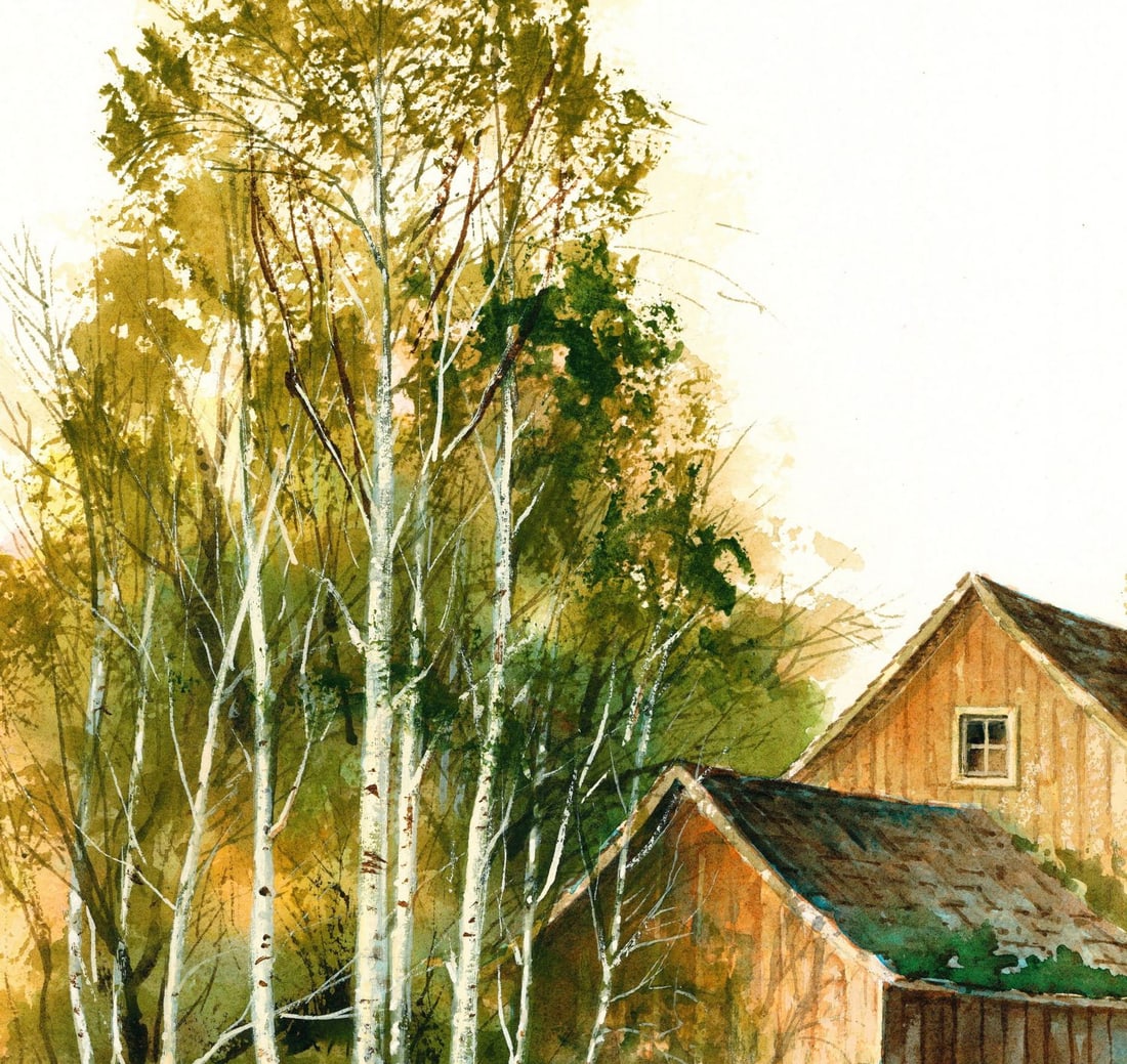 John Tayson (CO,IL,1956-2020) watercolor painting - 5
