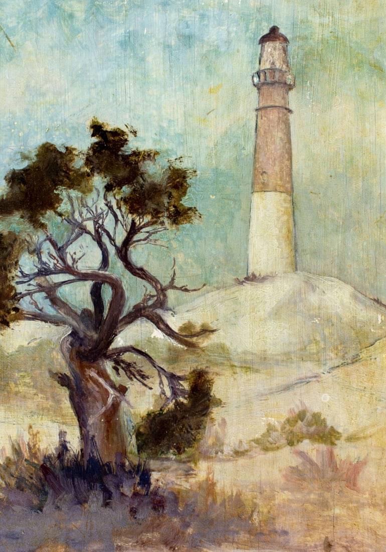 B Schultz (US,early 20C) oil painting antique - 5